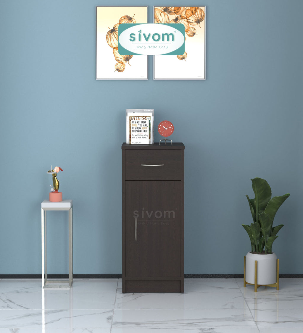 Sivom SIVOM Nest Multipurpose Storage Unit/ Engineered Wood Free Standing Cabinet for Modern Homes | Elegant Design & Premium Finish