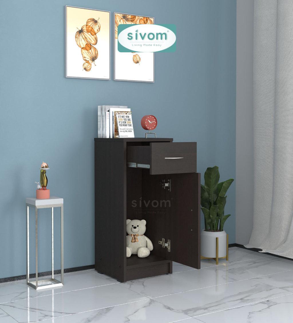 Sivom SIVOM Nest Multipurpose Storage Unit/ Engineered Wood Free Standing Cabinet for Modern Homes | Elegant Design & Premium Finish