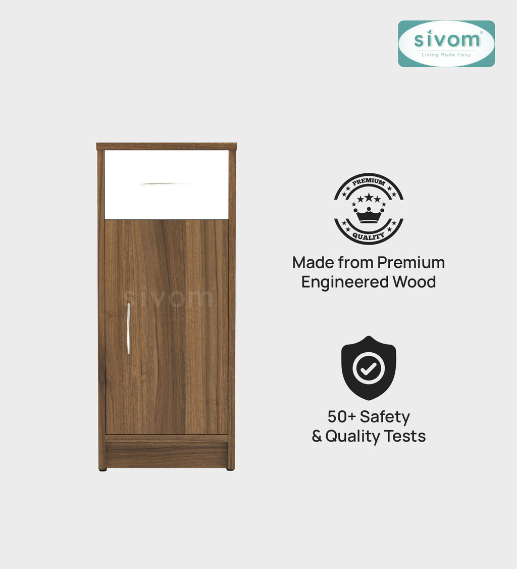 Sivom SIVOM Nest Multipurpose Storage Unit/ Engineered Wood Free Standing Cabinet for Modern Homes | Elegant Design & Premium Finish