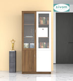 Sivom SIVOM NICKEL Multipurpose Storage Drawer/Study/Home/Office Engineered Wood Close Book Shelf for Modern Homes | Elegant Design & Premium Finish (Copy) (Copy) (Copy) (Copy)