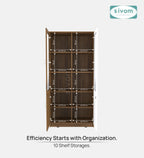 Sivom SIVOM NICKEL Multipurpose Storage Drawer/Study/Home/Office Engineered Wood Close Book Shelf for Modern Homes | Elegant Design & Premium Finish (Copy) (Copy) (Copy) (Copy)