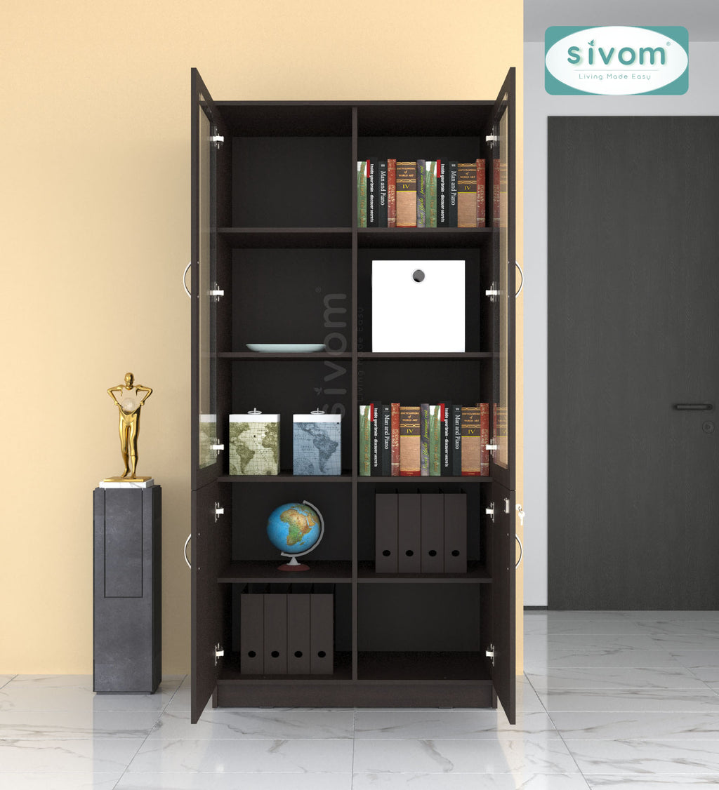 Sivom SIVOM NICKEL Multipurpose Storage Drawer/Study/Home/Office Engineered Wood Close Book Shelf for Modern Homes | Elegant Design & Premium Finish (Copy) (Copy) (Copy) (Copy)