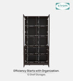 Sivom SIVOM NICKEL Multipurpose Storage Drawer/Study/Home/Office Engineered Wood Close Book Shelf for Modern Homes | Elegant Design & Premium Finish (Copy) (Copy) (Copy) (Copy)