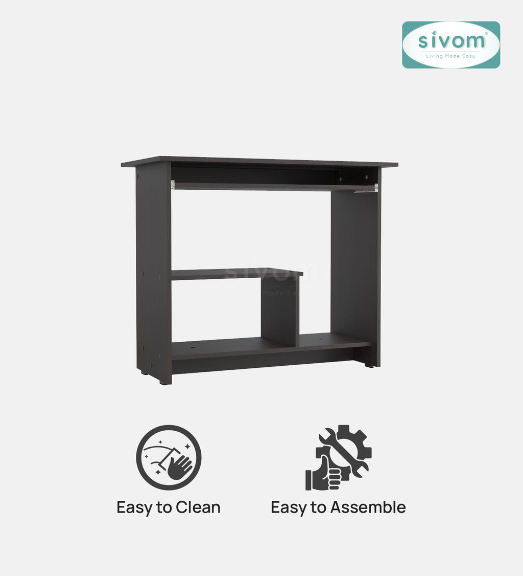 SIVOM Oasis Study/Home Office Engineered Wood Computer Desk for Modern Homes | Elegant Design & Premium Finish