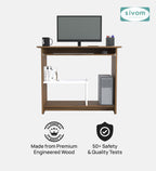 SIVOM Oasis Study/Home Office Engineered Wood Computer Desk for Modern Homes | Elegant Design & Premium Finish