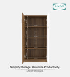 Sivom SIVOM OCTA Multipurpose Storage Drawer/Study/Home/Office Engineered Wood Close Book Shelf for Modern Homes | Elegant Design & Premium Finish (Copy) (Copy) (Copy) (Copy) (Copy)