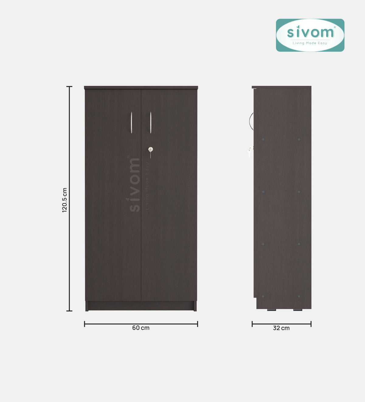 Sivom SIVOM OCTA Multipurpose Storage Drawer/Study/Home/Office Engineered Wood Close Book Shelf for Modern Homes | Elegant Design & Premium Finish (Copy) (Copy) (Copy) (Copy) (Copy)