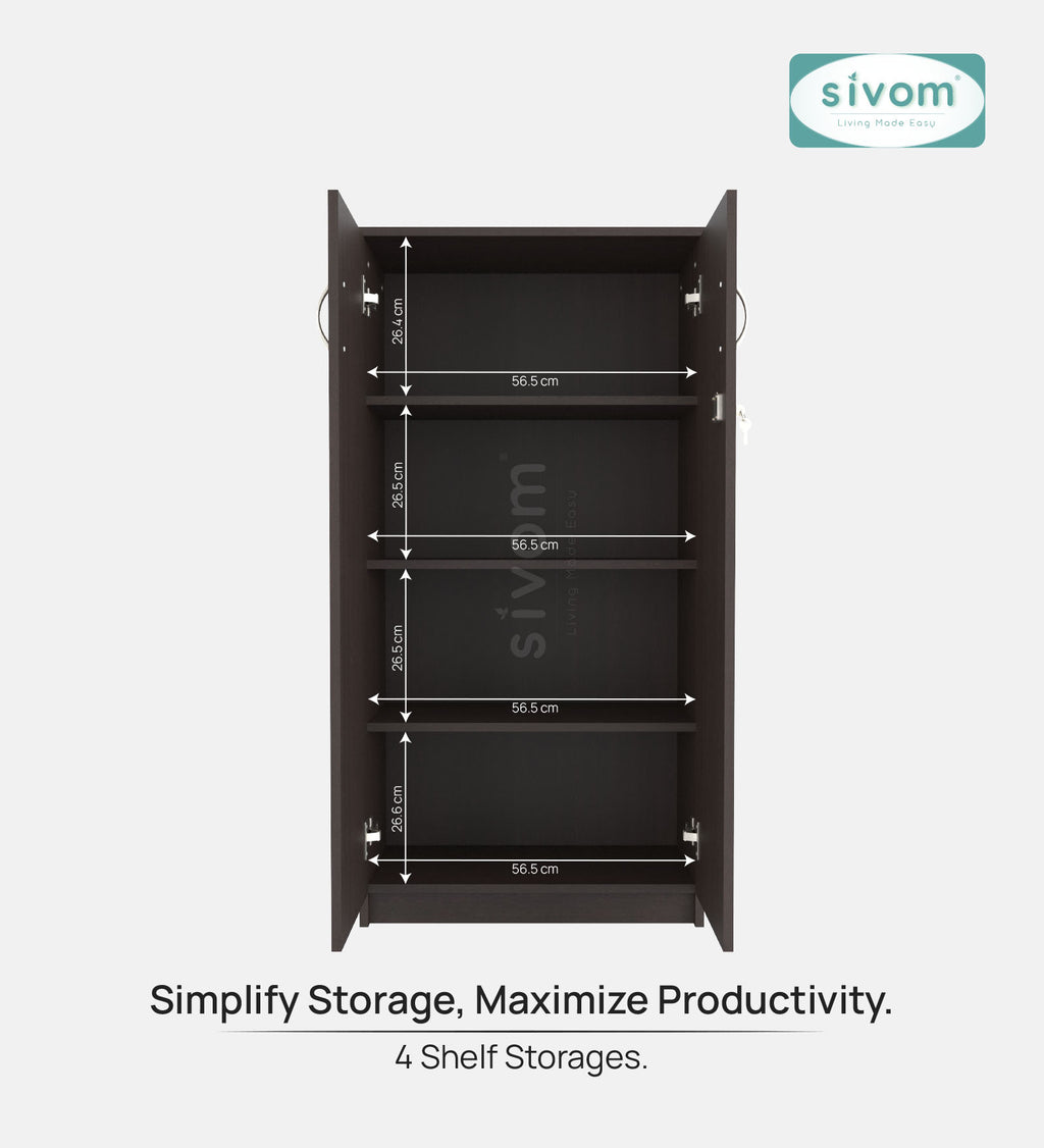 Sivom SIVOM OCTA Multipurpose Storage Drawer/Study/Home/Office Engineered Wood Close Book Shelf for Modern Homes | Elegant Design & Premium Finish (Copy) (Copy) (Copy) (Copy) (Copy)