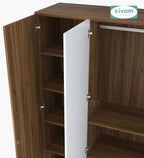 Sivom furniture SIVOM Oliver Multipurpose 4 Door Closet Engineered Wood 4 Door Wardrobe for Modern Homes | Elegant Design & Premium Finish