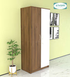 Sivom SIVOM Oliver Multipurpose 2 Door Wardrobe Engineered Wood 2 Door Wardrobe for Modern Homes | Elegant Design & Premium Finish