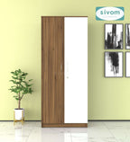 Sivom SIVOM Oliver Multipurpose 2 Door Wardrobe Engineered Wood 2 Door Wardrobe for Modern Homes | Elegant Design & Premium Finish