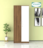 Sivom SIVOM Oliver Multipurpose 2 Door Wardrobe Engineered Wood 2 Door Wardrobe for Modern Homes | Elegant Design & Premium Finish