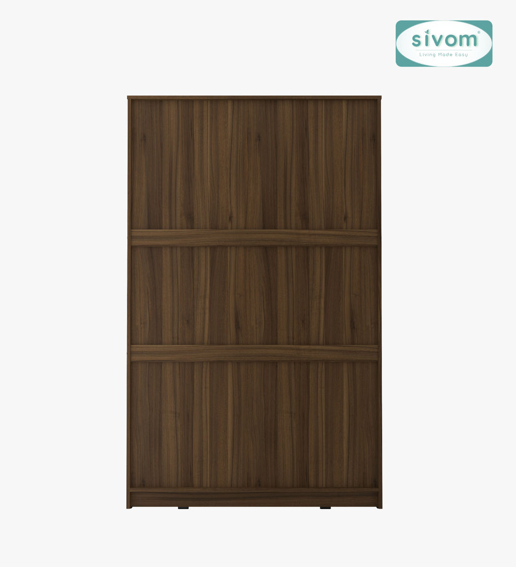 Sivom SIVOM Oliver Multipurpose 3 Door Wardrobe / Spacious Shelves with Hanging Rail Engineered Wood 3 Door Wardrobe for Modern Homes | Elegant Design & Premium Finish
