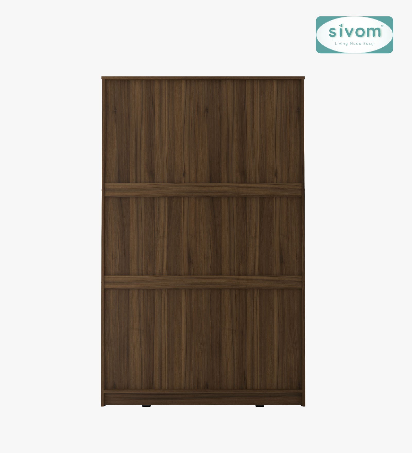 Sivom SIVOM Oliver Multipurpose 3 Door Wardrobe / Spacious Shelves with Hanging Rail Engineered Wood 3 Door Wardrobe for Modern Homes | Elegant Design & Premium Finish