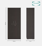 Sivom SIVOM Oliver Multipurpose 2 Door Wardrobe Engineered Wood 2 Door Wardrobe for Modern Homes | Elegant Design & Premium Finish