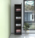 Sivom SIVOM Oliver Multipurpose 1 Door Wardrobe / Spacious 4 Shelves Engineered Wood 1 Door Wardrobe for Modern Homes | Elegant Design & Premium Finish