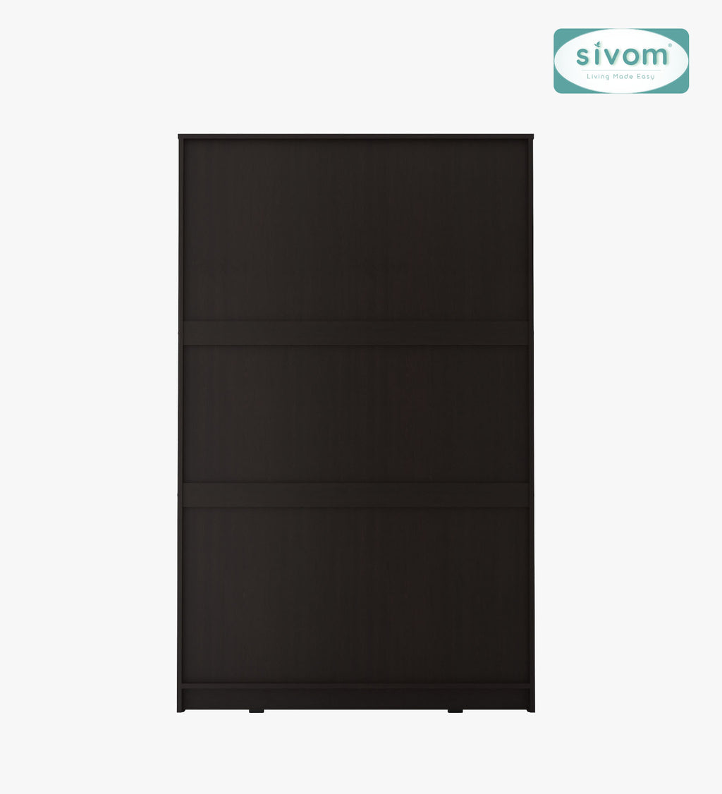 Sivom SIVOM Oliver Multipurpose 3 Door Wardrobe / Spacious Shelves with Hanging Rail Engineered Wood 3 Door Wardrobe for Modern Homes | Elegant Design & Premium Finish
