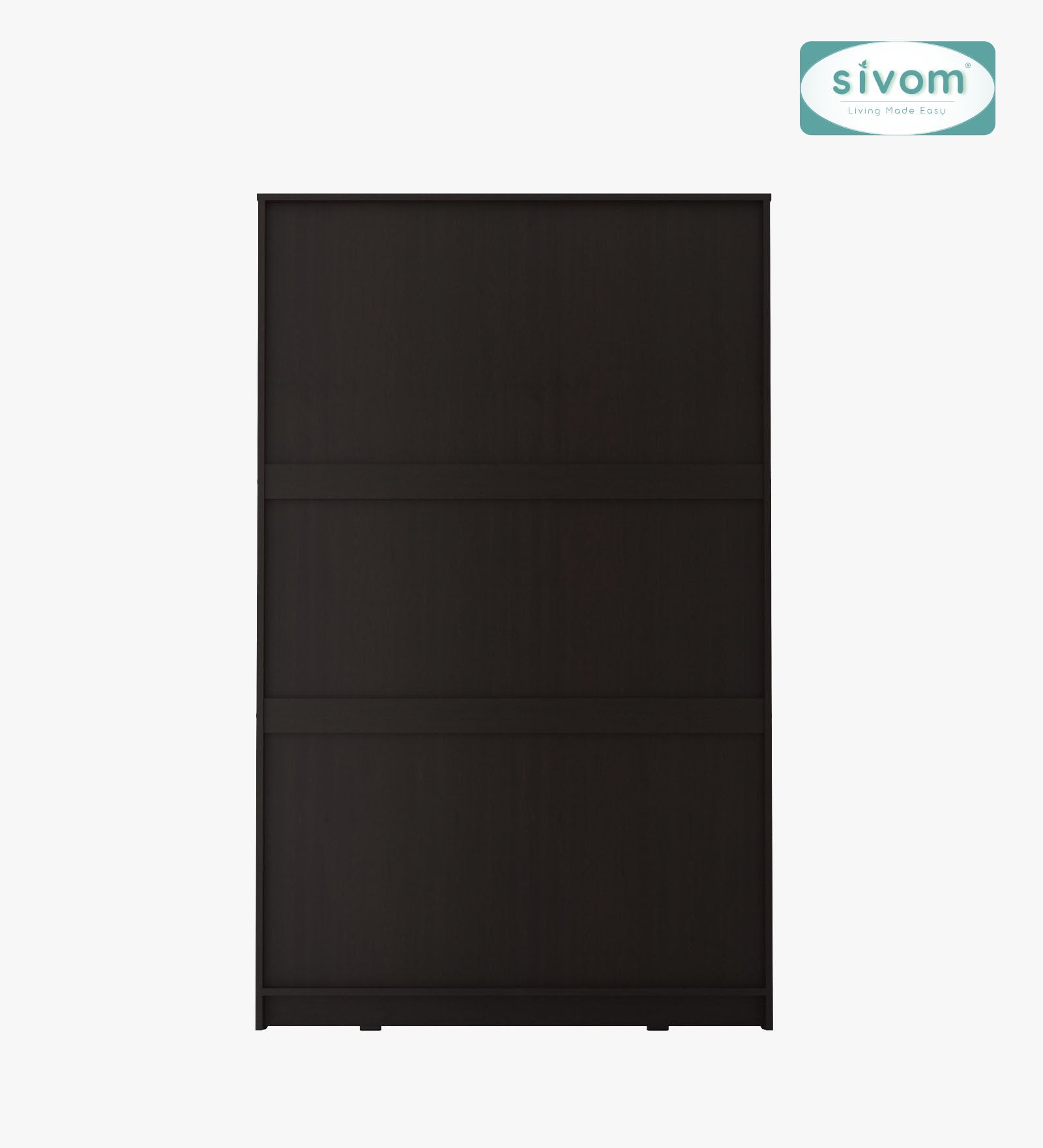 Sivom SIVOM Oliver Multipurpose 3 Door Wardrobe / Spacious Shelves with Hanging Rail Engineered Wood 3 Door Wardrobe for Modern Homes | Elegant Design & Premium Finish
