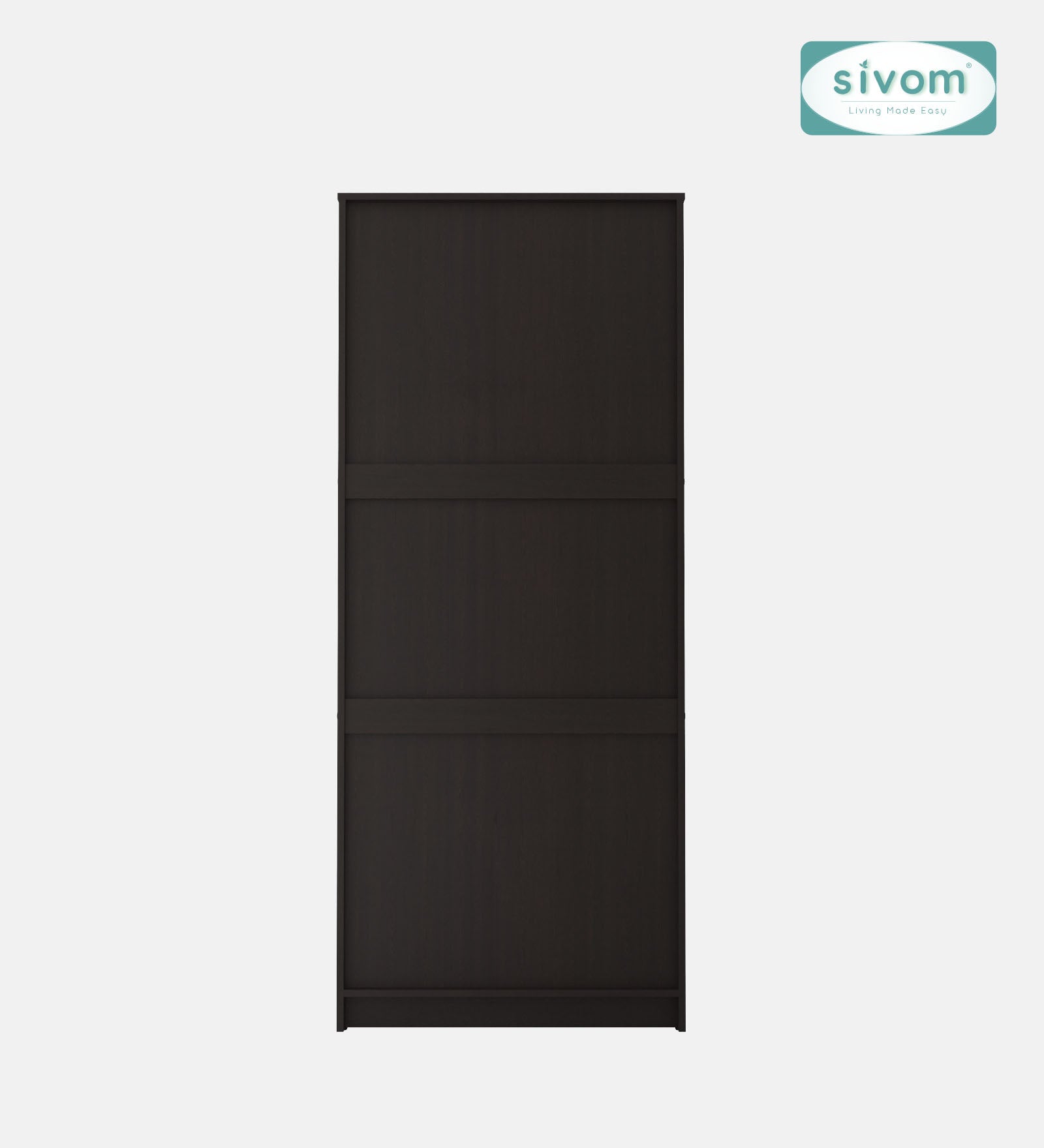 Sivom SIVOM Oliver Multipurpose 2 Door Wardrobe Engineered Wood 2 Door Wardrobe for Modern Homes | Elegant Design & Premium Finish