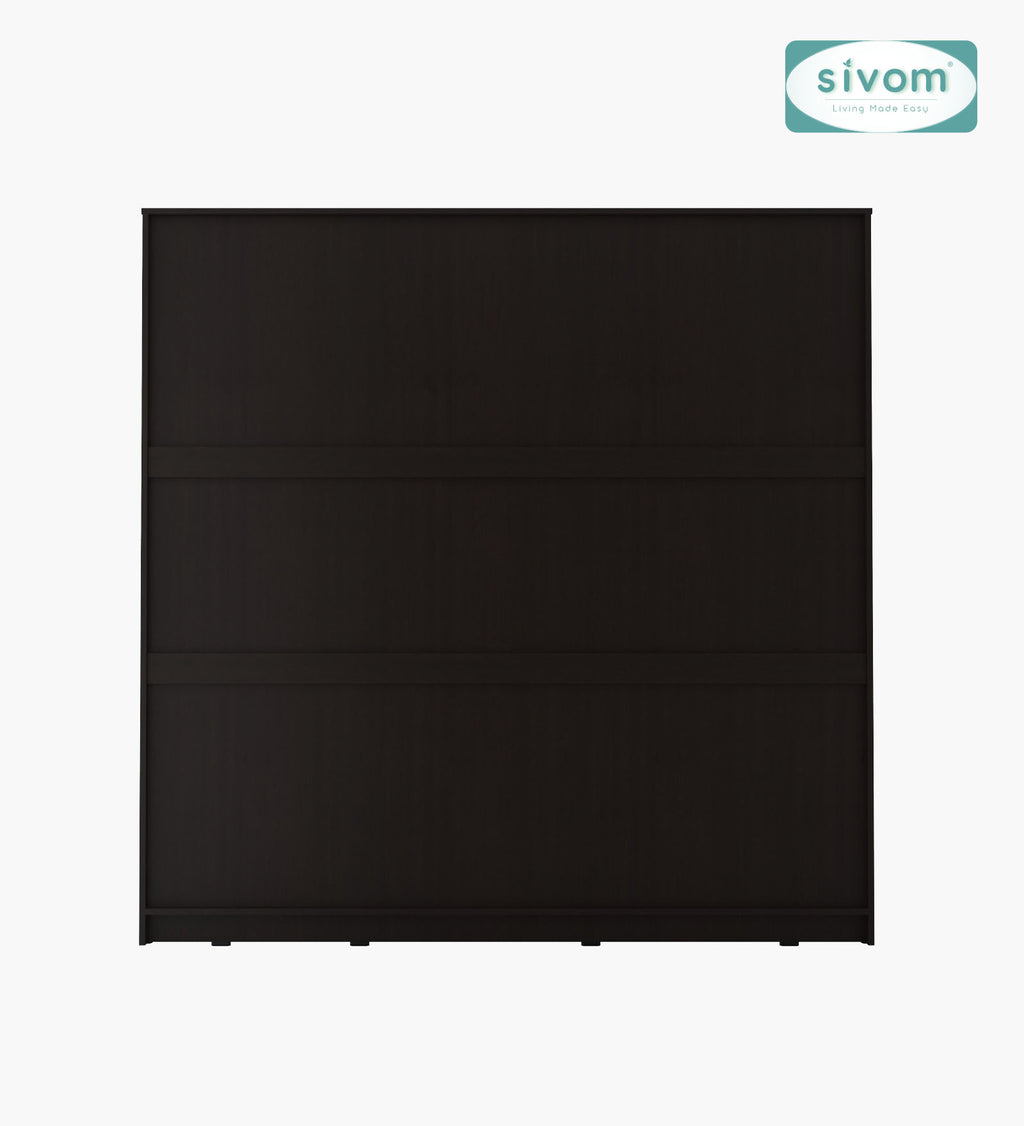Sivom furniture SIVOM Oliver Multipurpose 4 Door Closet Engineered Wood 4 Door Wardrobe for Modern Homes | Elegant Design & Premium Finish