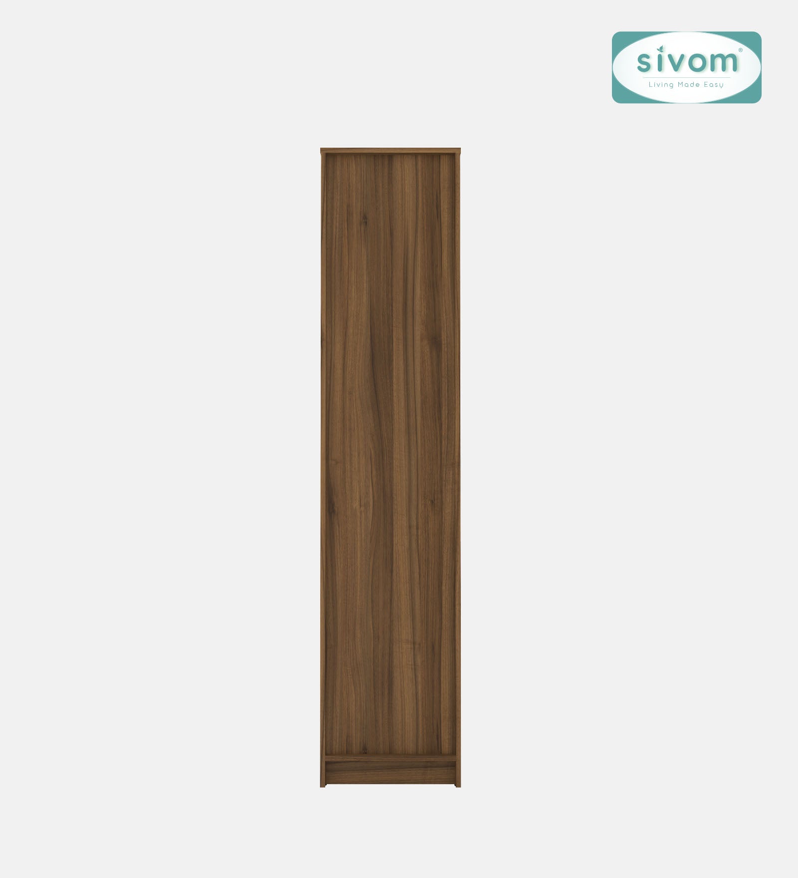 Sivom SIVOM Oliver Multipurpose 1 Door Wardrobe / Spacious 4 Shelves Engineered Wood 1 Door Wardrobe for Modern Homes | Elegant Design & Premium Finish