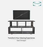 Sivom furniture SIVOM Olive Multipurpose TV Unit fits upto 43 inch with Storage Engineered Wood TV Entertainment Unit for Modern Homes | Elegant Design & Premium Finish