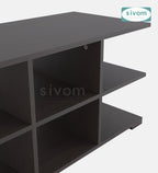 Sivom furniture SIVOM Orbit Multipurpose TV Unit fits upto 43 inch with Storage Engineered Wood TV Entertainment Unit for Modern Homes | Elegant Design & Premium Finish