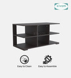 Sivom furniture SIVOM Orbit Multipurpose TV Unit fits upto 43 inch with Storage Engineered Wood TV Entertainment Unit for Modern Homes | Elegant Design & Premium Finish