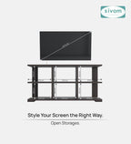 Sivom furniture SIVOM Orbit Multipurpose TV Unit fits upto 43 inch with Storage Engineered Wood TV Entertainment Unit for Modern Homes | Elegant Design & Premium Finish