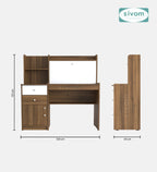 Sivom SIVOM Orian Multipurpose Study/Home/Office Table Engineered Wood Study Table for Modern Homes | Elegant Design & Premium Finish (Copy)