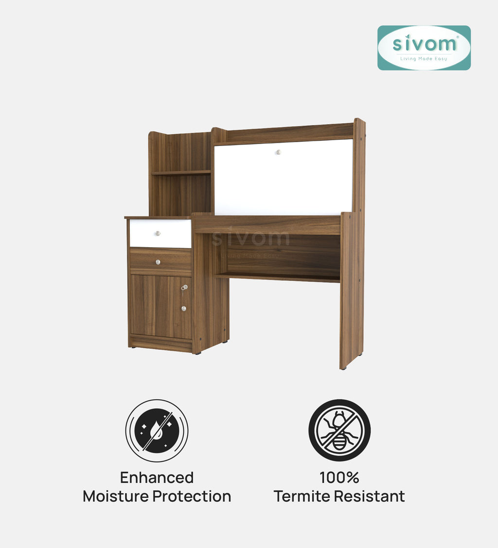 Sivom SIVOM Orian Multipurpose Study/Home/Office Table Engineered Wood Study Table for Modern Homes | Elegant Design & Premium Finish (Copy)