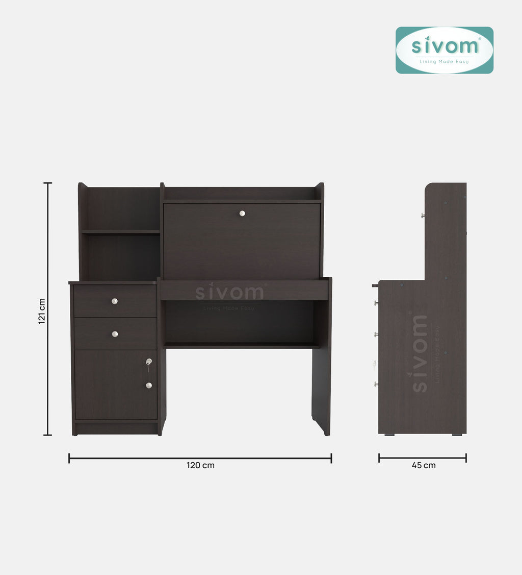 Sivom SIVOM Orian Multipurpose Study/Home/Office Table Engineered Wood Study Table for Modern Homes | Elegant Design & Premium Finish (Copy)