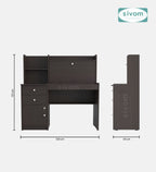 Sivom SIVOM Orian Multipurpose Study/Home/Office Table Engineered Wood Study Table for Modern Homes | Elegant Design & Premium Finish (Copy)