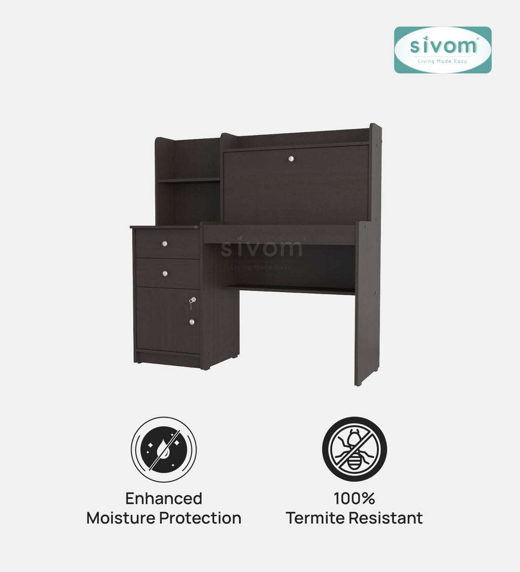 Sivom SIVOM Orian Multipurpose Study/Home/Office Table Engineered Wood Study Table for Modern Homes | Elegant Design & Premium Finish (Copy)