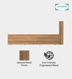 Sivom SIVOM Orient Modular Box Bed with Storage Engineered Wood King Box Bed for Modern Homes | Elegant Design & Premium Finish