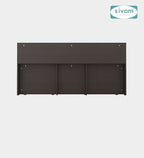 Sivom SIVOM Orient Modular Box Bed with Storage Engineered Wood King Box Bed for Modern Homes | Elegant Design & Premium Finish