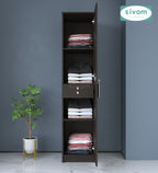 Sivom SIVOM Palette Multipurpose 1 Door Wardrobe / Spacious 4 Shelves with Drawer Engineered Wood 1 Door Wardrobe for Modern Homes | Elegant Design & Premium Finish
