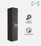 Sivom SIVOM Palette Multipurpose 1 Door Wardrobe / Spacious 4 Shelves with Drawer Engineered Wood 1 Door Wardrobe for Modern Homes | Elegant Design & Premium Finish