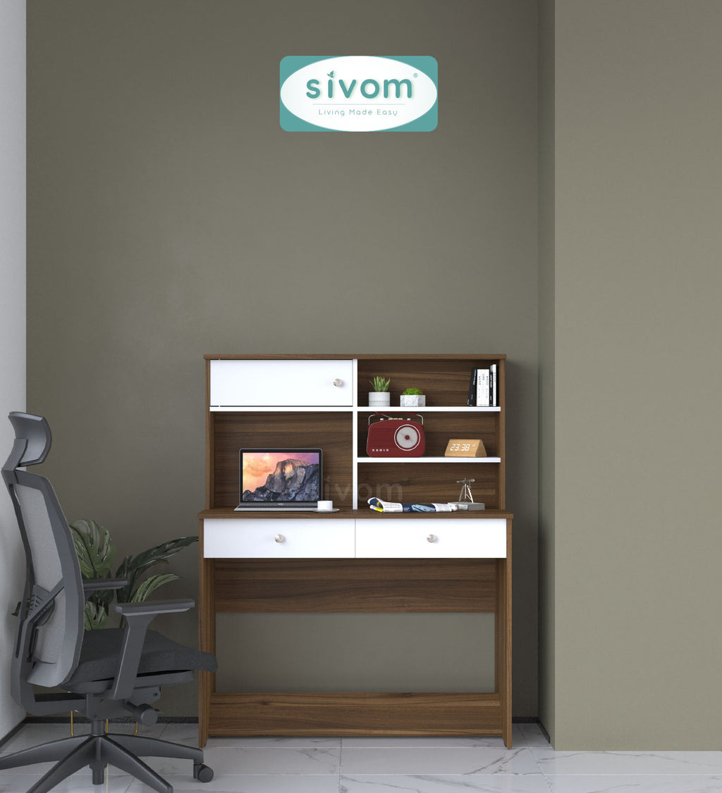 Sivom SIVOM Parker Multipurpose Study/Home/Office Table Engineered Wood Study Table for Modern Homes | Elegant Design & Premium Finish