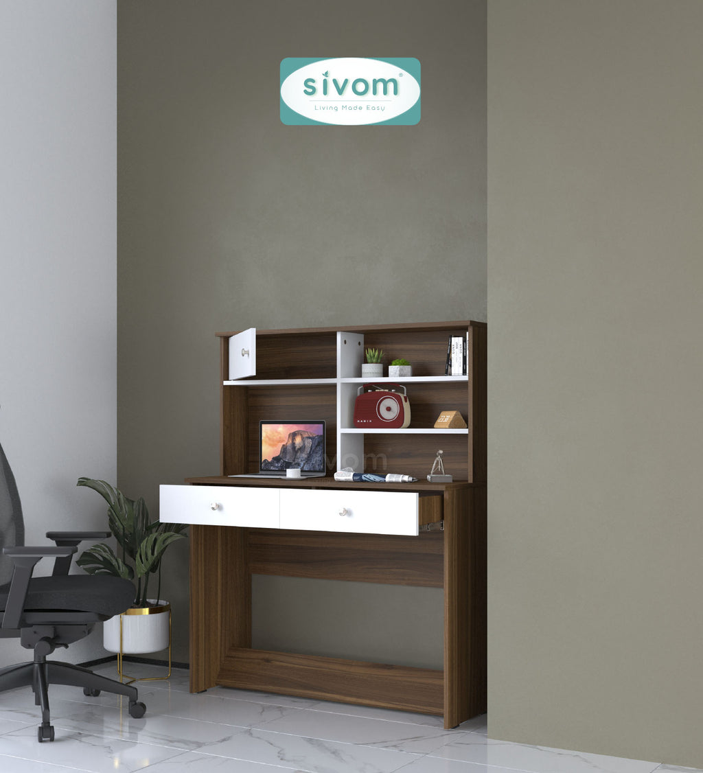 Sivom SIVOM Parker Multipurpose Study/Home/Office Table Engineered Wood Study Table for Modern Homes | Elegant Design & Premium Finish