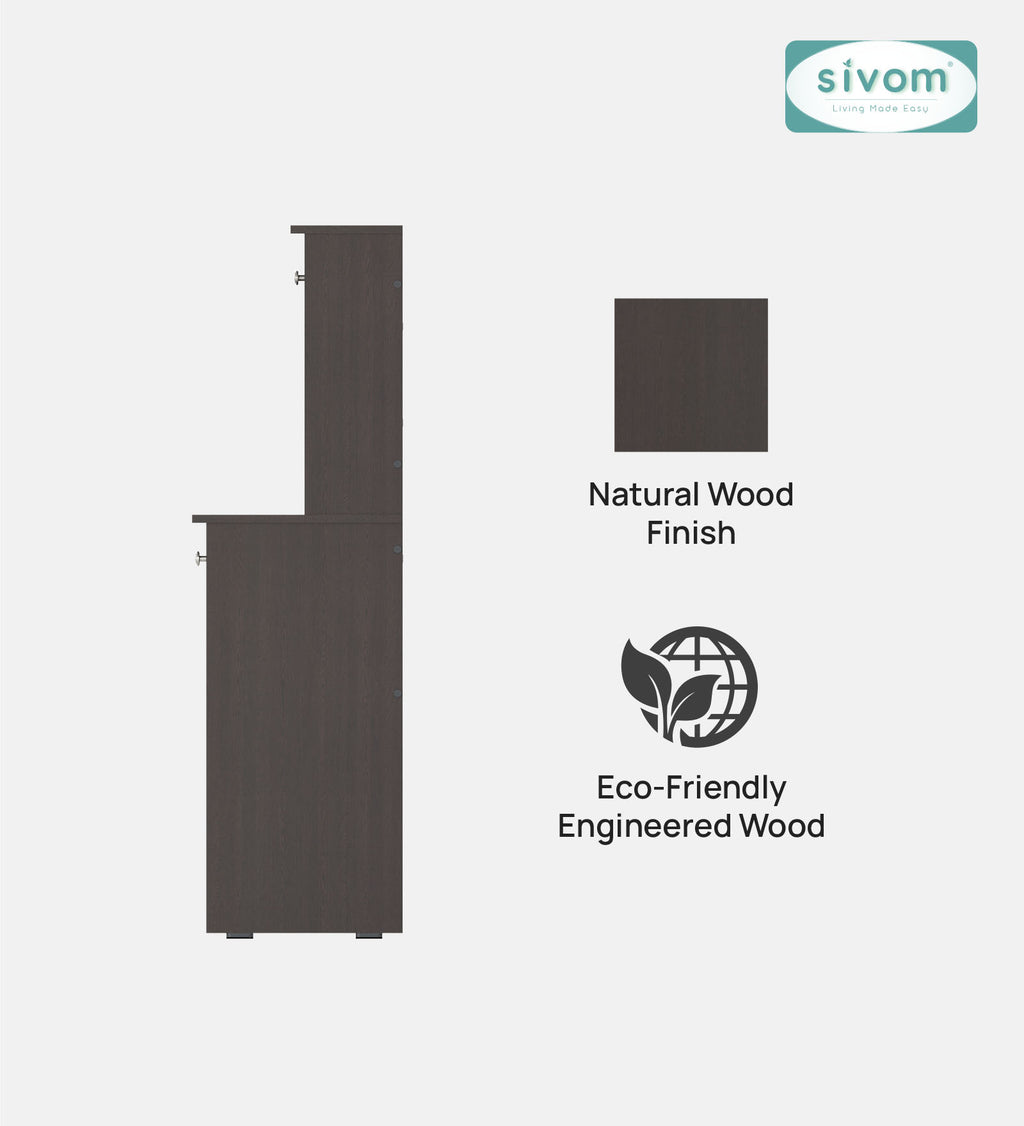 Sivom SIVOM Parker Multipurpose Study/Home/Office Table Engineered Wood Study Table for Modern Homes | Elegant Design & Premium Finish