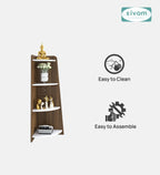 SIVOM Patio Multipurpose Storage Unit Engineered Wood Free Standing Cabinet for Modern Homes | Elegant Design & Premium Finish