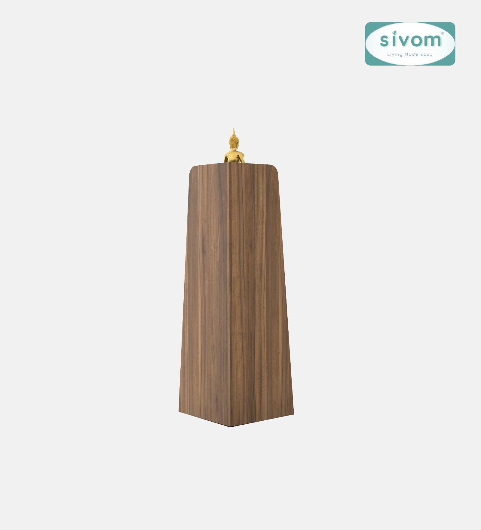 SIVOM Patio Multipurpose Storage Unit Engineered Wood Free Standing Cabinet for Modern Homes | Elegant Design & Premium Finish