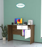 Sivom SIVOM Pearl Multipurpose Study/Home/Office Table Engineered Wood Study Table for Modern Homes | Elegant Design & Premium Finish