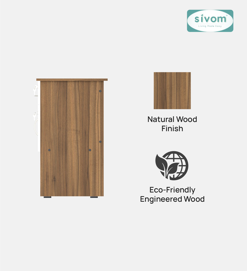 Sivom SIVOM Pearl Multipurpose Study/Home/Office Table Engineered Wood Study Table for Modern Homes | Elegant Design & Premium Finish