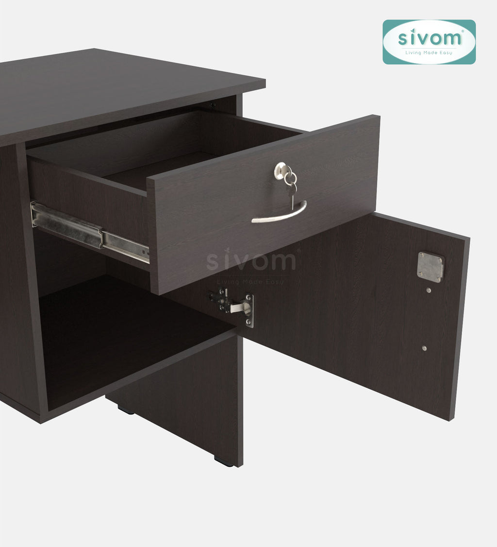 Sivom SIVOM Pearl Multipurpose Study/Home/Office Table Engineered Wood Study Table for Modern Homes | Elegant Design & Premium Finish