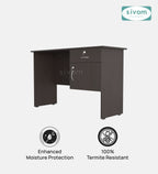 Sivom SIVOM Pearl Multipurpose Study/Home/Office Table Engineered Wood Study Table for Modern Homes | Elegant Design & Premium Finish