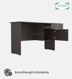 Sivom SIVOM Pearl Multipurpose Study/Home/Office Table Engineered Wood Study Table for Modern Homes | Elegant Design & Premium Finish