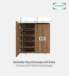 Sivom SIVOM PENSEL Engineered Wood Shoe Stand (, 6 Shelves, Knock Down) for Modern Homes | Elegant Design & Premium Finish