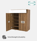 Sivom SIVOM PENSEL Engineered Wood Shoe Stand (, 6 Shelves, Knock Down) for Modern Homes | Elegant Design & Premium Finish